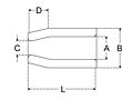 flemish sleeve stainless 316 drawing